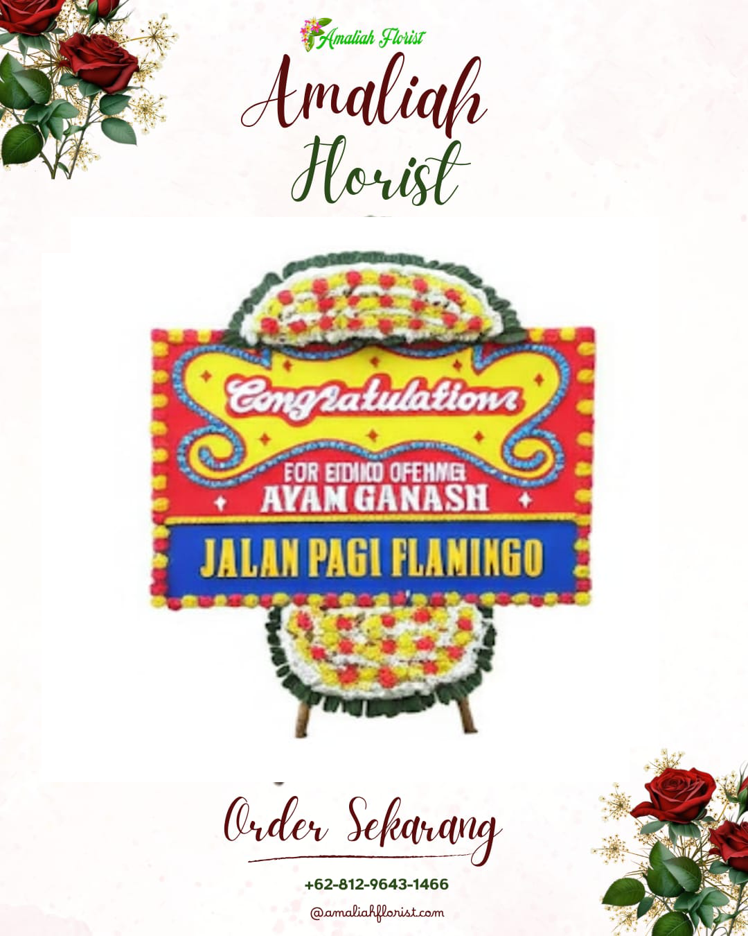 Sewa Papan Bunga Tapen